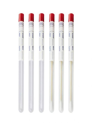 Disposable plastic stick vaginal swabs
